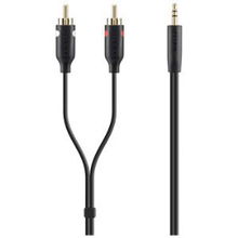 view Belkin 2m Mini Phone RCA Audio Cable F3Y116BT2M